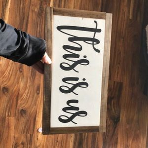 This is Us wood sign - SOLD